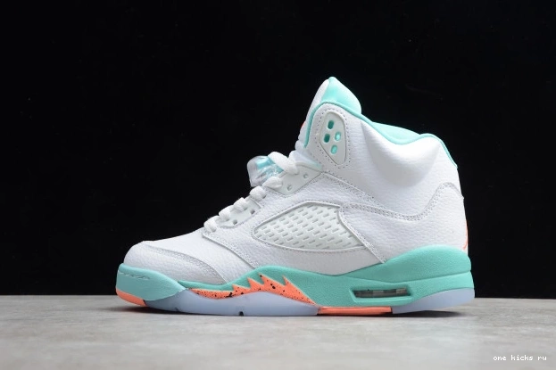 Onekick Jordan 5 GS Light Air 440892-100 Aqua 0613